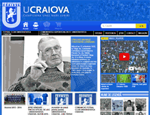 Tablet Screenshot of fcuniversitatea.ro